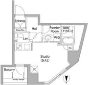 コンフォリア銀座イースト 502 間取り図