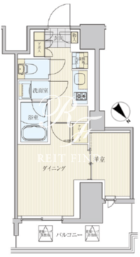 リビオメゾン南砂町 411 間取り図