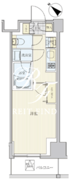 リビオメゾン南砂町 608 間取り図