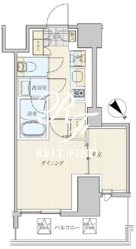 リビオメゾン南砂町 1111 間取り図