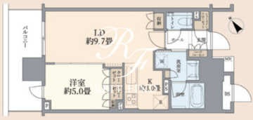 ブランズタワー豊洲 36F 間取り図