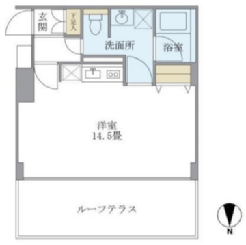 KDXレジデンス自由が丘 504 間取り図