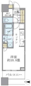ブリリアタワーズ目黒 N-503 間取り図