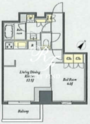 プライムメゾン湯島 908 間取り図