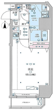 ジェノヴィア渋谷笹塚スカイガーデン 303 間取り図
