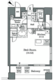 ホライズンプレイス赤坂 301 間取り図