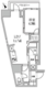 レジディア日本橋馬喰町2 501 間取り図