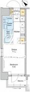 プラウドフラット両国サウス 801 間取り図