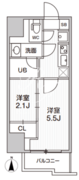 ドゥーエ亀戸3 201 間取り図