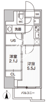 シーフォルム亀戸 301 間取り図