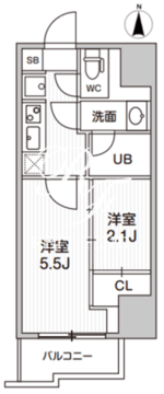 シーフォルム亀戸 703 間取り図
