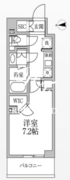 レジディア新御徒町2 512 間取り図