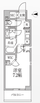 レジディア新御徒町2 512 間取り図