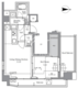 BluRock東品川 802 間取り図
