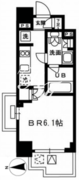 レジディア新宿イースト3 901 間取り図