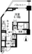 レジディア中落合 A602 間取り図