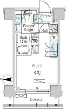CORVAL大森 205 間取り図