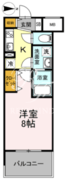 D-room早稲田 907 間取り図