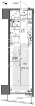 ズーム都庁前 1202 間取り図