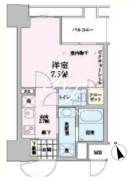 東神田テラスレジデンス 202 間取り図