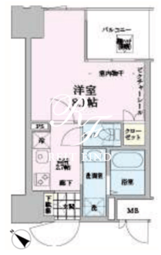 東神田テラスレジデンス 505 間取り図