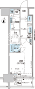 パークキューブ西新宿 402 間取り図