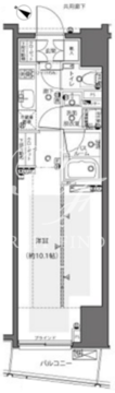 ズーム都庁前 1303 間取り図