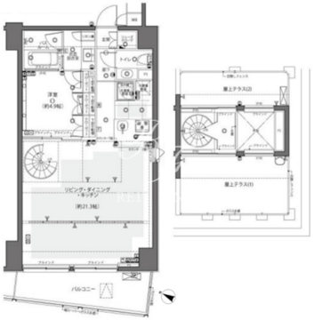 ズーム都庁前 1503 間取り図