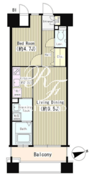 ＫＡＭＯＭＥ 603 間取り図