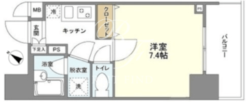 リテラス白金台ヒルズ 503 間取り図