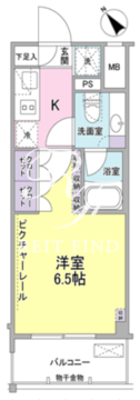 ＳＩＬ西五反田 404 間取り図