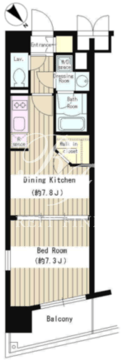 ステラメゾン茗荷谷 605 間取り図