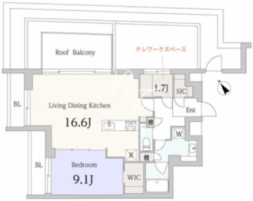 グランデュオ富ヶ谷2 401 間取り図