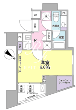 ＳＩＬ西五反田 806 間取り図