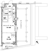 コンフォリア目黒八雲 601 間取り図
