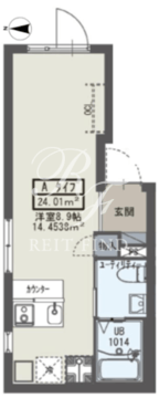 イクシオ入谷 201 間取り図