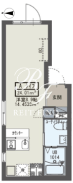 イクシオ入谷 301 間取り図