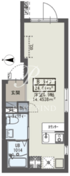 イクシオ入谷 102 間取り図