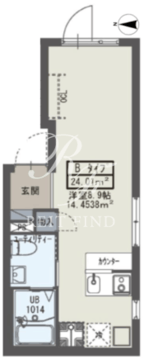 イクシオ入谷 202 間取り図