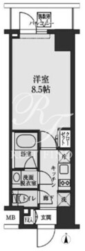 エスレジデンス清澄白河 402 間取り図