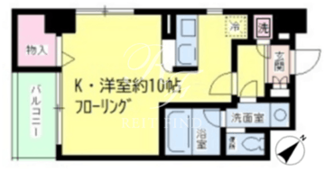 ブロッサムツクダ 203 間取り図