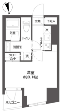 グランパセオ市谷甲良町 902 間取り図