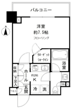 JP noie 亀戸 102 間取り図