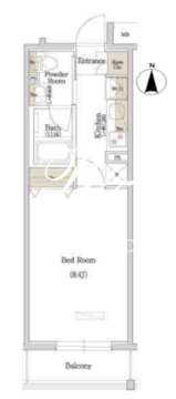 アーバネックス西新宿 202 間取り図
