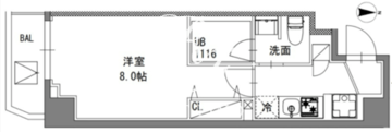 エスレジデンス東陽町フェリズ 301 間取り図