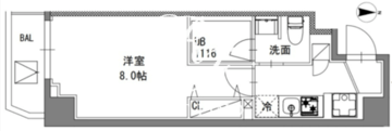 エスレジデンス東陽町フェリズ 501 間取り図