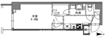 エスレジデンス東陽町フェリズ 302 間取り図