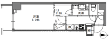 エスレジデンス東陽町フェリズ 502 間取り図