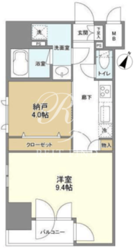 コードテラス東日本橋 701 間取り図