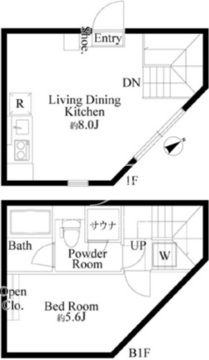 アラート銀座イースト 101 間取り図